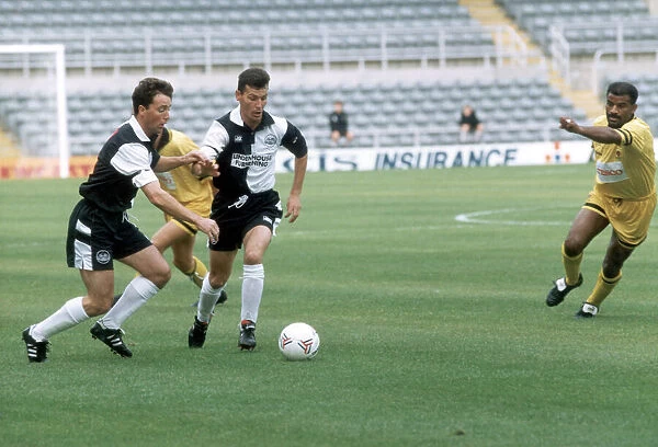 Mark Hine, Gateshead FC footballer, playing Yeovil at St James Park, September 1994