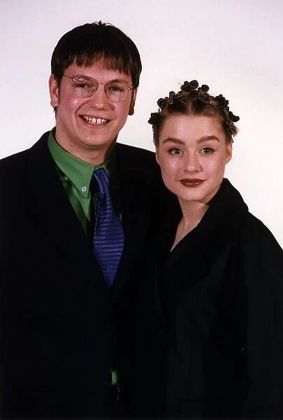 Mark Homer Actor With Actress Daniella Denby Ashe Who Star In The TV Programme Eastenders