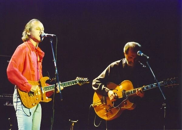 Mark Knopfler, formerly of Dire Straits, play with his alternative band the Notting
