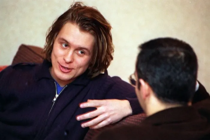 Framed Print : Mark Owen former member of boy band Take That 2nd November 1997 interviewed
