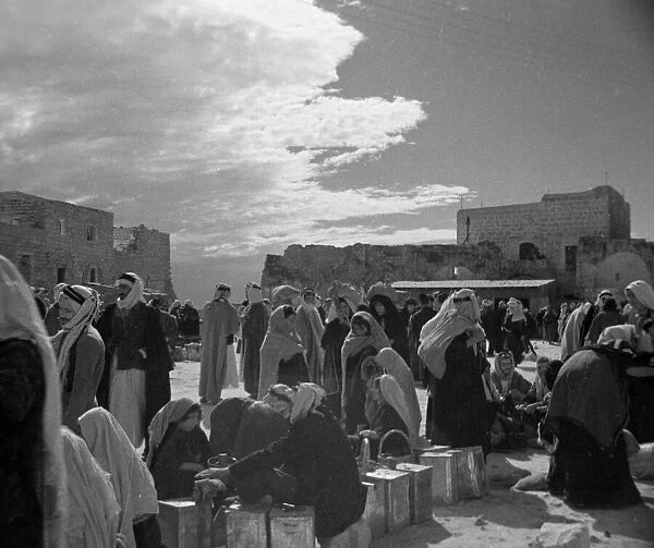 The market in Bethlehem Circa 1935