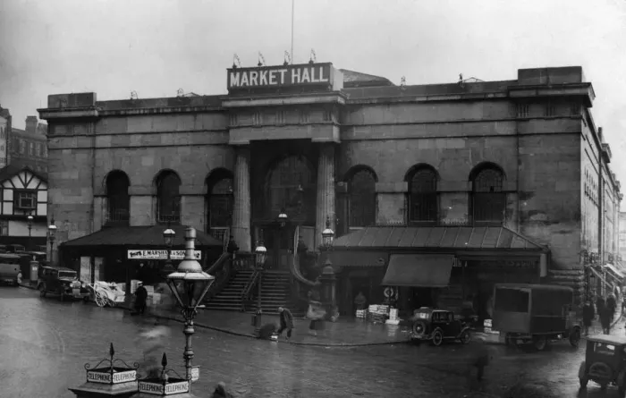 Framed Print : Market Hall Bull Ring, Birmingham, West Midlands, Monday 31st December 1934 Framed Print : Market Hall Bull Ring, Birmingham, West Midlands, Monday 31st December 1934