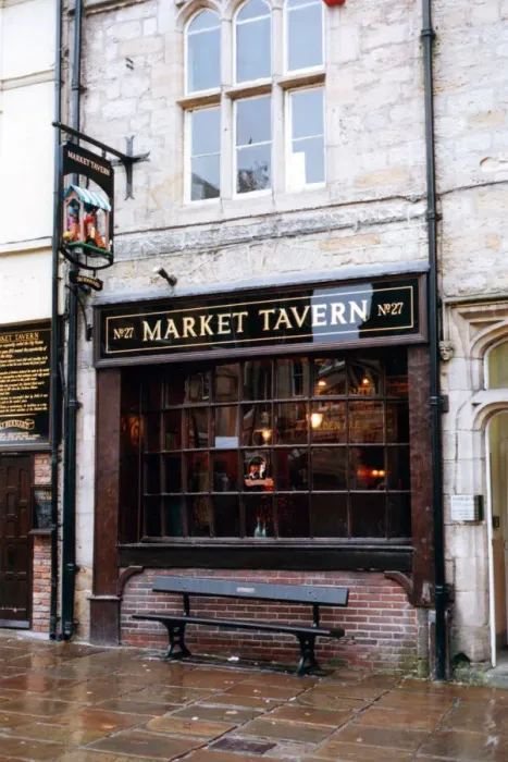 Framed Print : Market Tavern pub in, Durham. October 1994