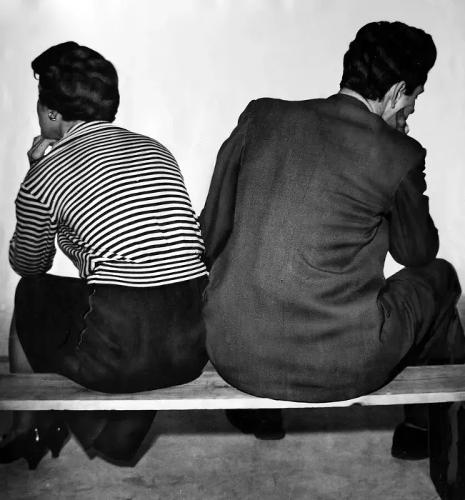 Framed Print : Marriage A couple who seem to have marital problems Framed Print : Marriage A couple who seem to have marital problems