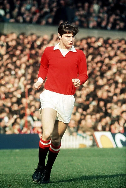 Martin Buchan 1972 Manchester United v Stoke City football azsport *** Local