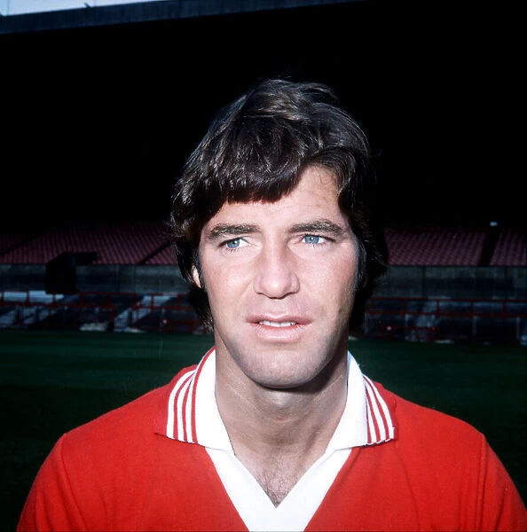 Martin Buchan Manchester United football Circa 1975