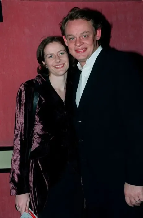 Framed Print : Martin Claunes Actor April 98 With his wifeLucy at the premiere of he Man In Framed Print : Martin Claunes Actor April 98 With his wifeLucy at the premiere of he Man In