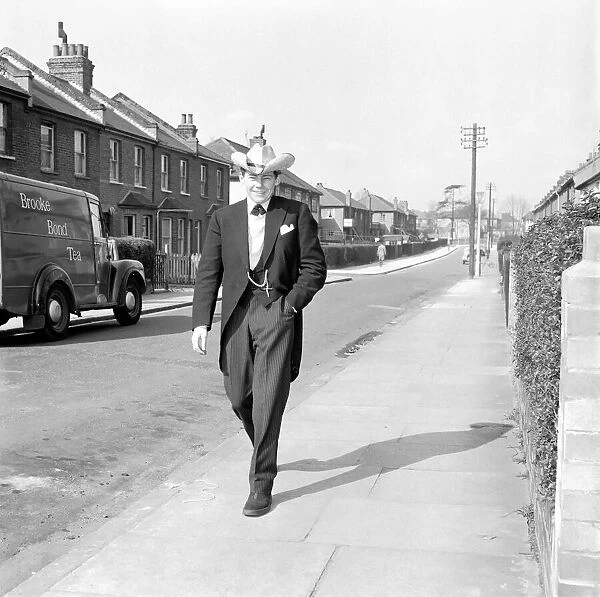 Martin Coleman seen here without his Lambretta scooter. March 1958 A663-005