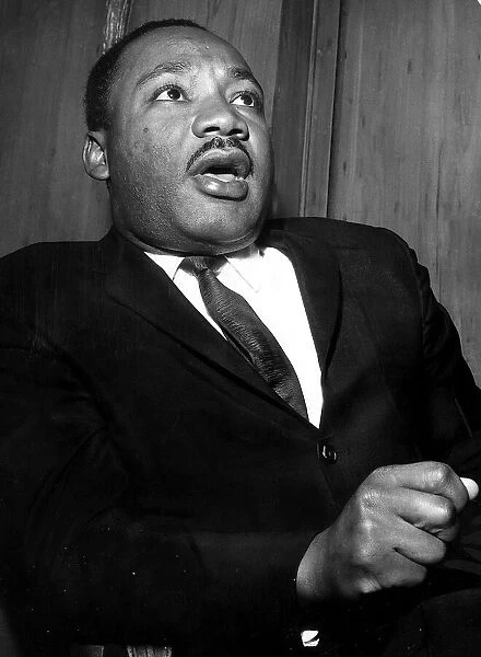Martin Luther King at the Savoy Hotel Winner of the Nobel Peace Prize in