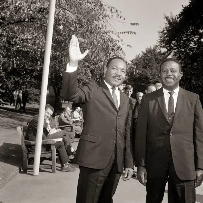 Framed Print : Martin Luther King September 1964 Arrived in London yesterday 1960s