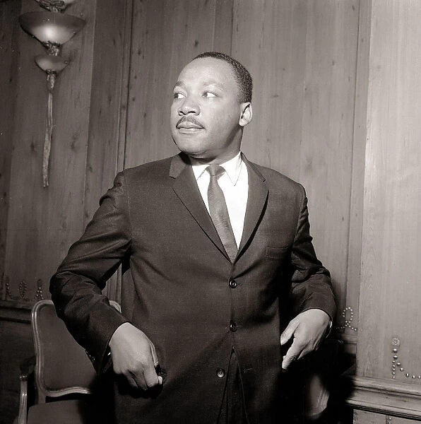 Martin Luther King September 1964 Civil Rights Activist Leader Pictured at a