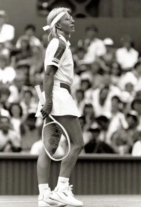 Framed Print : Martina Navratilova Tennis Player July 1991 1990s