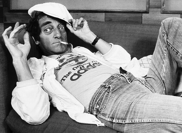 Marty Feldman Comedian relaxing A©mirrorpix