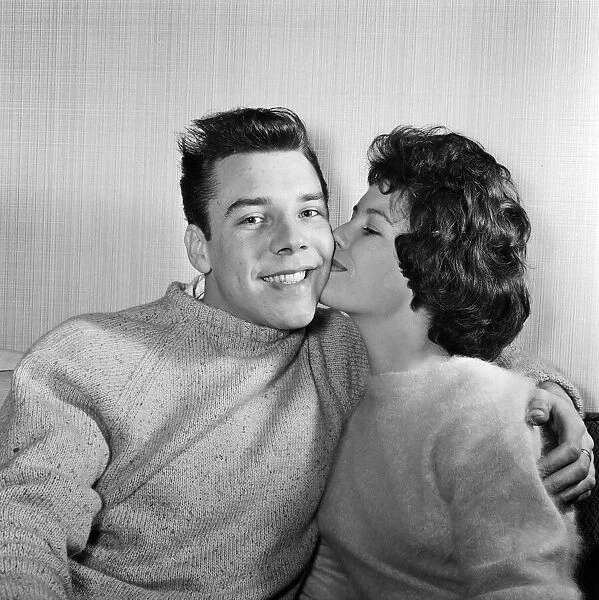 Marty Wilde with his sweetheart Joyce Baker. They are to be married tomorrow