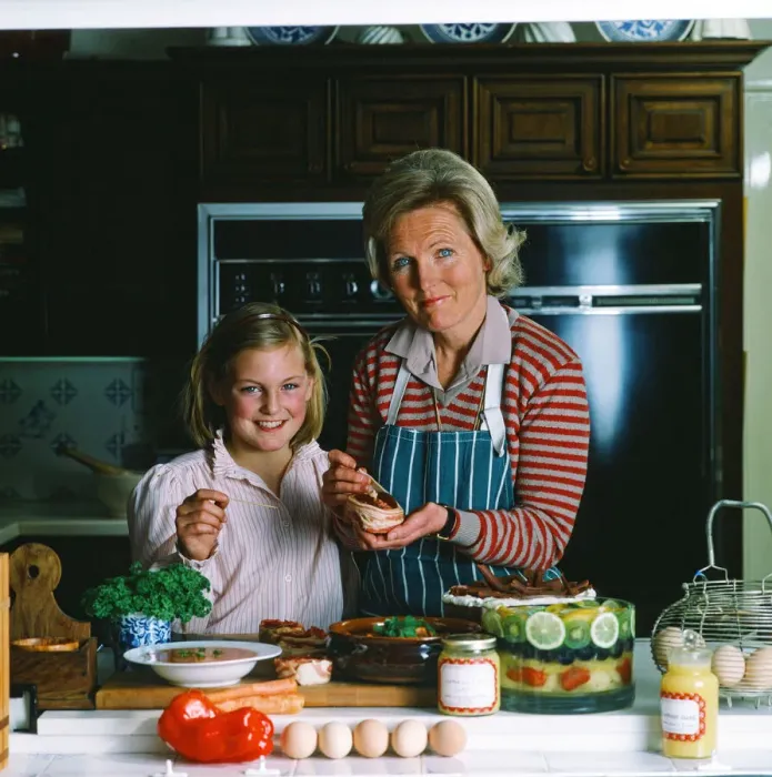 Framed Print : Mary Berry, British food writer and television presenter. October 1982