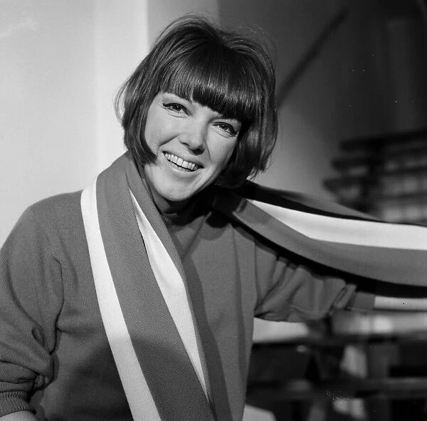 Mary Quant, fashion designer and expert, pictured in her Knightsbridge Shop