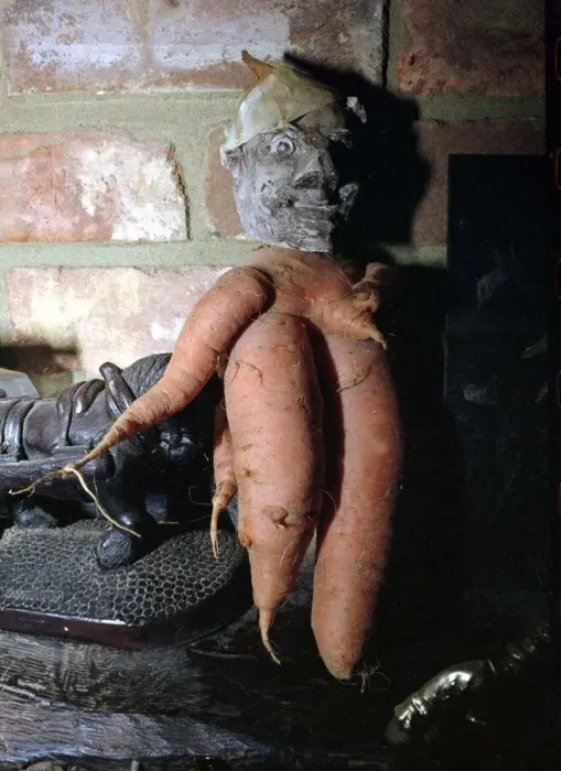 Framed Print : Mascot of the Partridge Green Pumpkin club in the Windmill pub Figure made out of a