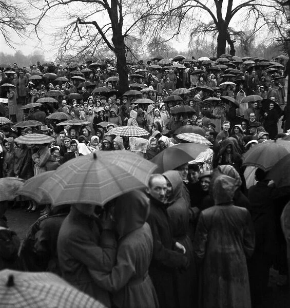 A mass of Umbrellas. May 1953 D1716