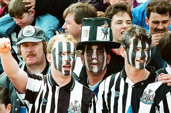 Match action Newcastle United 7-1 Leicester City 1993 League Campaign