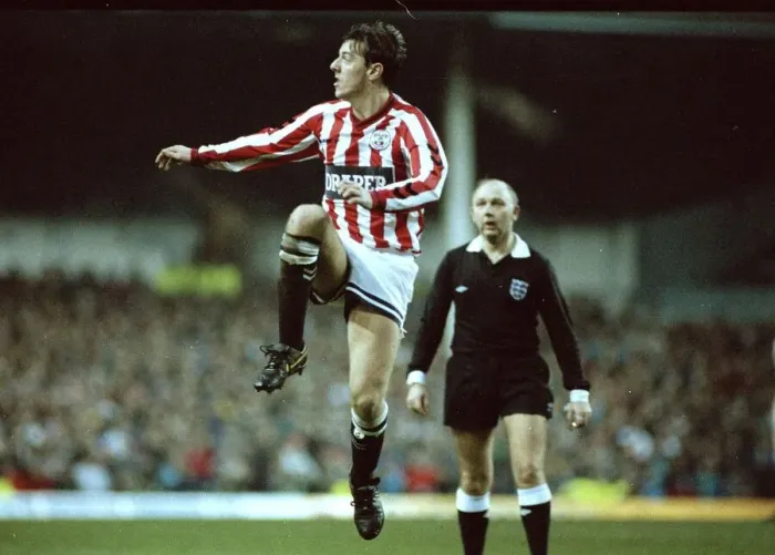 Framed Print : matt letissier, spurs vs southampton. 7 / 1 / 1990. daily express pic by alan walter Framed Print : matt letissier, spurs vs southampton. 7 / 1 / 1990. daily express pic by alan walter