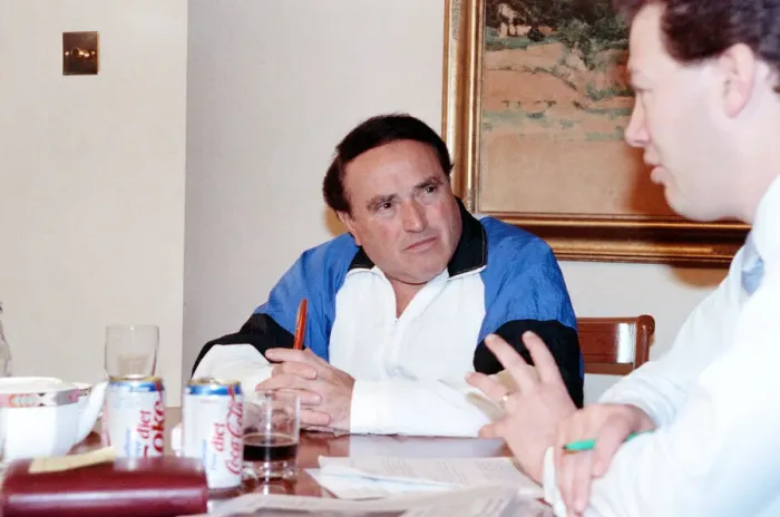 Framed Print : Maurice Cerullo, an American pentecostal televangelist. 21st June 1992 Framed Print : Maurice Cerullo, an American pentecostal televangelist. 21st June 1992
