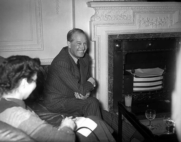 Maurice Chevalier Actor April 1955