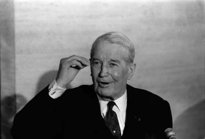 Framed Print : Maurice Chevalier Actor - Feb 1968 at a Press Conference at the Lincoln Room Framed Print : Maurice Chevalier Actor - Feb 1968 at a Press Conference at the Lincoln Room