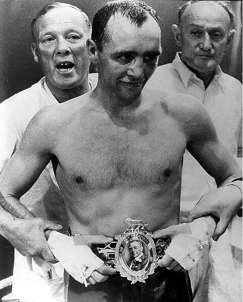 Maurice Cullen the British Lightweight Champion 1965 - 1968. Circa 1965