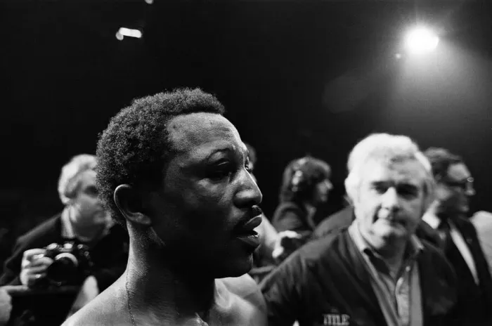 Framed Print : Maurice Hope v Carlos Herrera WBC World Super Welterweight Title Framed Print : Maurice Hope v Carlos Herrera WBC World Super Welterweight Title