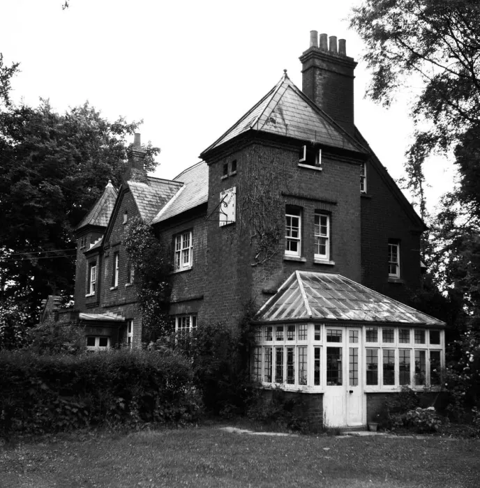 Framed Print : Max Gate, the home of author Thomas Hardy, in Dorchester, Dorset. July 1952 Framed Print : Max Gate, the home of author Thomas Hardy, in Dorchester, Dorset. July 1952