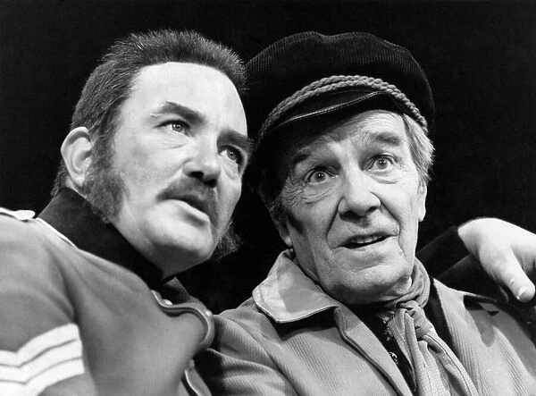 Max Wall & Albert Finney: Together... Finney (left) and Wall. May 1984 P006013
