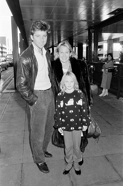 Maxwell Caulfield actor from the soap opera The Colbys with his wife Juliet Mills
