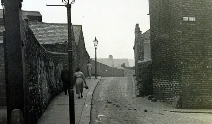 Framed Print : Maxwell Street South Shields was the site of the Johnsons glass works Framed Print : Maxwell Street South Shields was the site of the Johnsons glass works