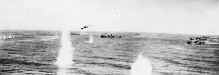 Framed Print : On May 17th 1943, a Nazi convoy consisting of 6 supply ships and eight escorts Framed Print : On May 17th 1943, a Nazi convoy consisting of 6 supply ships and eight escorts