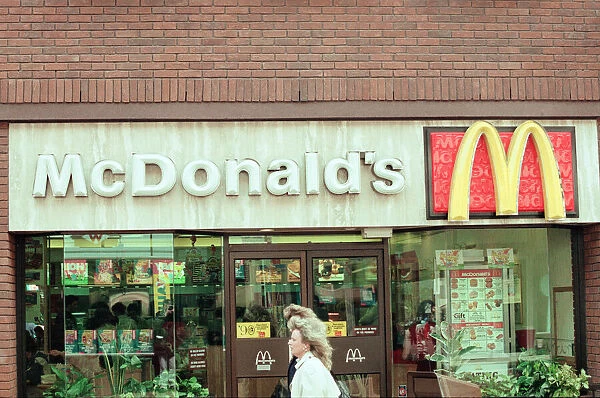 McDonalds Restaurant, Tamworth, 11th April 1991