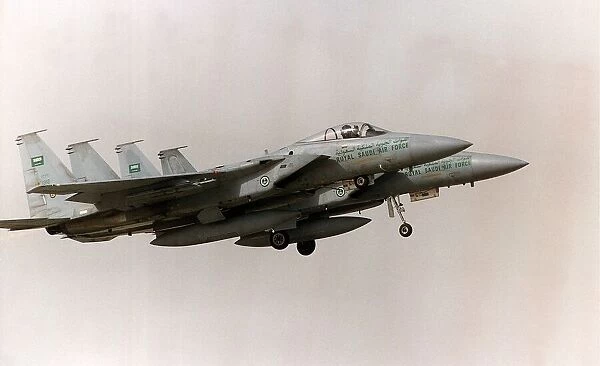 McDonnell Douglas F15 Eagles of the Royal Saudi Air Force