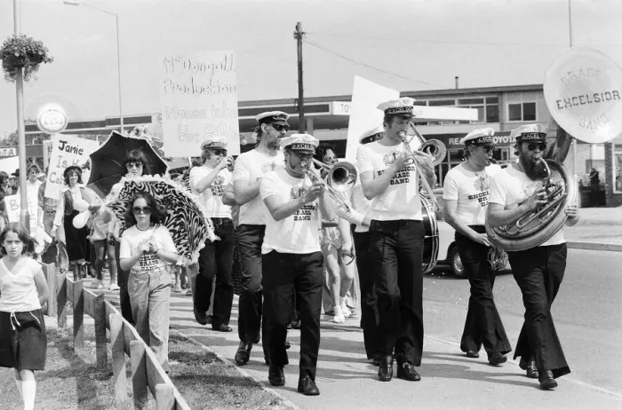 Framed Print : McDougalls Catering Foods, Mardi Gras, Reading, August 1980 Framed Print : McDougalls Catering Foods, Mardi Gras, Reading, August 1980