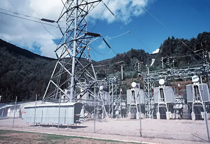 Framed Print : McKay Hydro Power Station Transformer and Switching Station Upper Kiewa Valley VIC