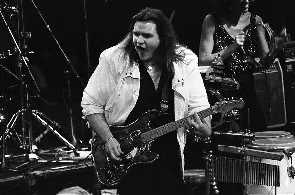 Meat Loaf performing at the Stand by Me: AIDS Day Benefit concert at Wembley Arena