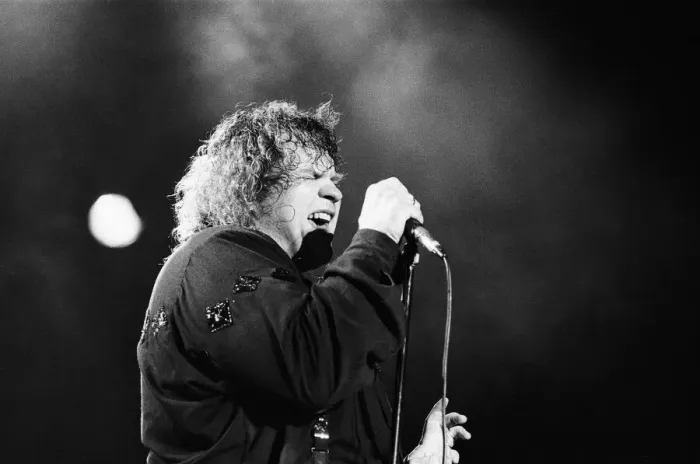 Framed Print : Meat Loaf (real name Michael Lee Aday) appearing at The Reading Festival