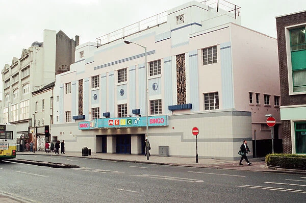 The Mecca Bingo Hall in Stockton High Street, formerly The Globe, 12th January 1996