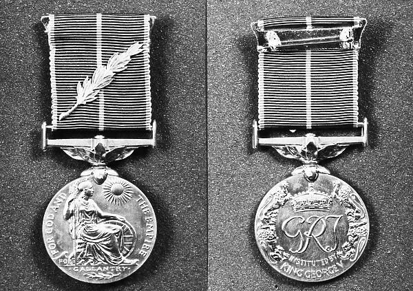The Medal of the Military Division of the Order of the British Empire. Circa 1940s