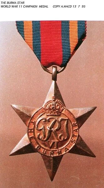 Medals Burma Star