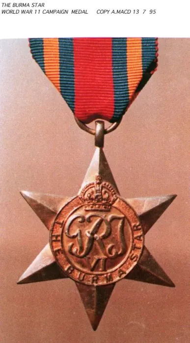 Framed Print : Medals Burma Star Framed Print : Medals Burma Star
