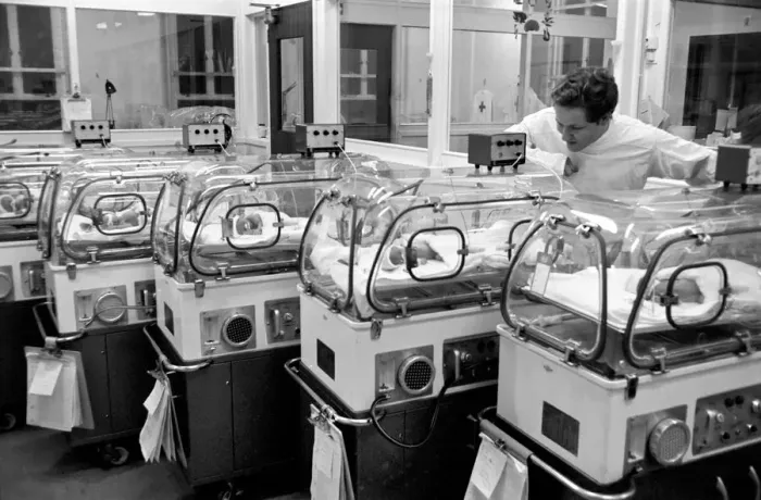 Framed Print : Medical: Childbirth. The newly born Letts quintuplets in their incubators at University Framed Print : Medical: Childbirth. The newly born Letts quintuplets in their incubators at University