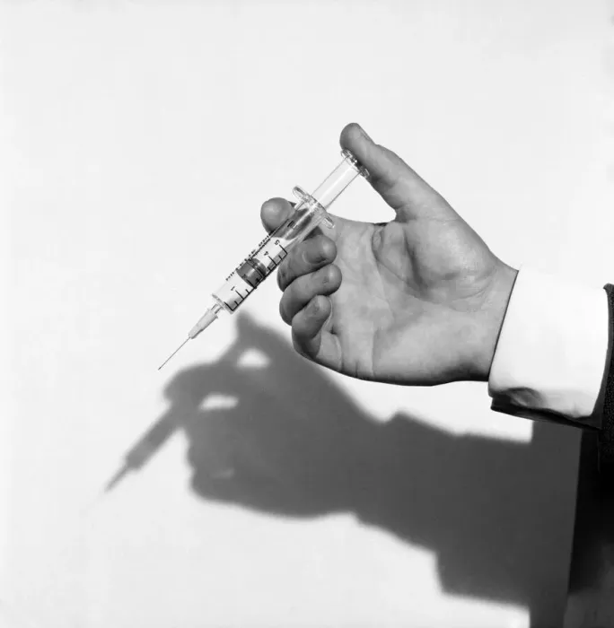 Framed Print : Medical: Hypodermic needle. 1960 A1311-003 Framed Print : Medical: Hypodermic needle. 1960 A1311-003