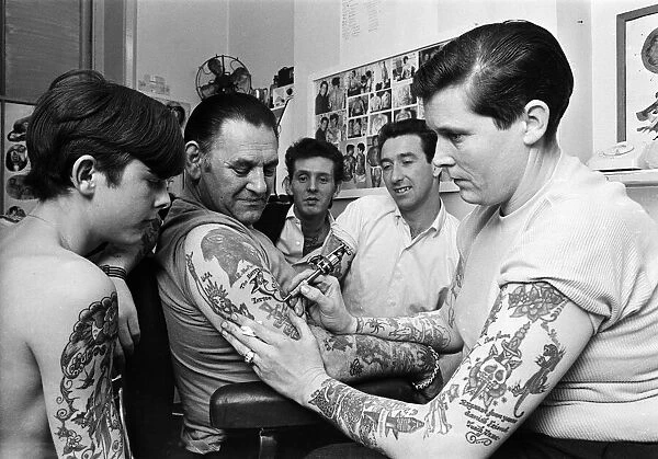 Meeting of The Guild of Tattoo Artists, London. 25th October 1966