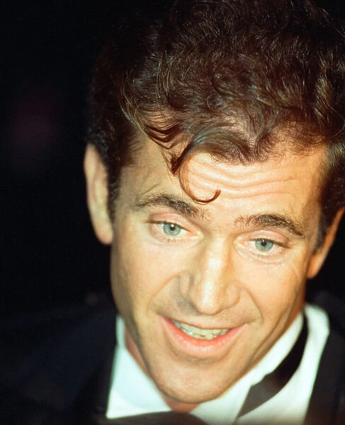 Mel Gibson attends the premiere of Braveheart in Stirling, Scotland. 3rd September 1995
