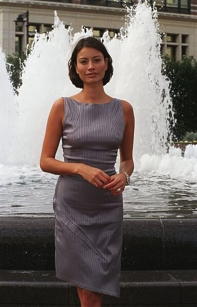Melanie Sykes Televsion Presenter October 1998 launches new Silver Service