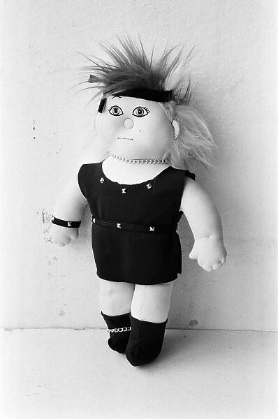 A member of the Cabbage Patch dolls, the 'Punker Baby Gang'. 25th July 1984